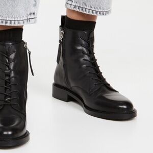 Sam Edelman Black Combat Boots